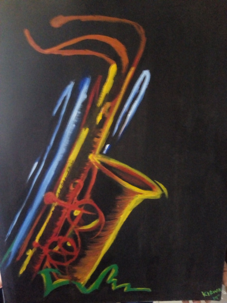 Hand Painted: Speed of Music - WallArtKenya- Art Kenya