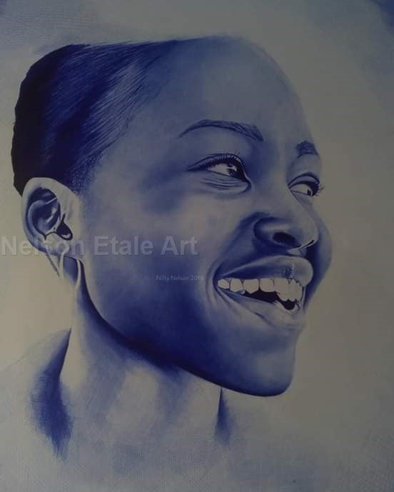 Ballpen Portrait: Youth - WallArtKenya- Art Kenya
